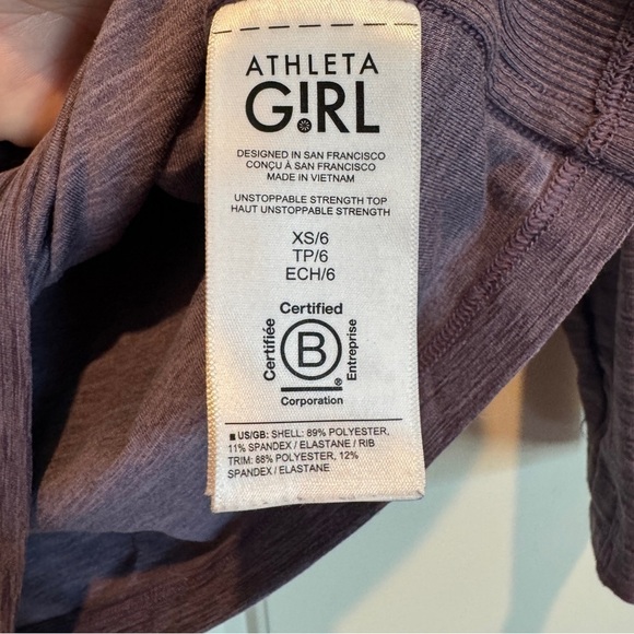 Athleta Girl XS/6 Unstoppable Strength Top - Picture 4 of 5